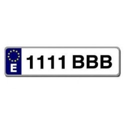 PLACA 100X168 CICLOMOTOR